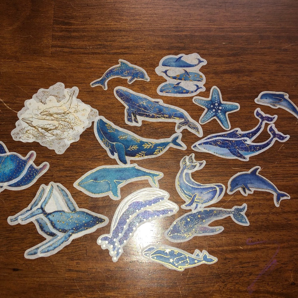 OCEAN ANIMAL STICKERS